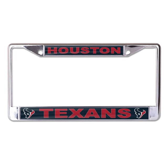 Houston Texans Lic Plt Frame S/L Printed