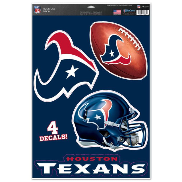 Houston Texans Multi-Use Decal 11" x 17"