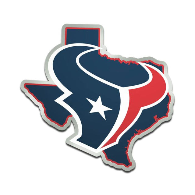 Emblema acrílico para automóvil del estado de Houston Texans