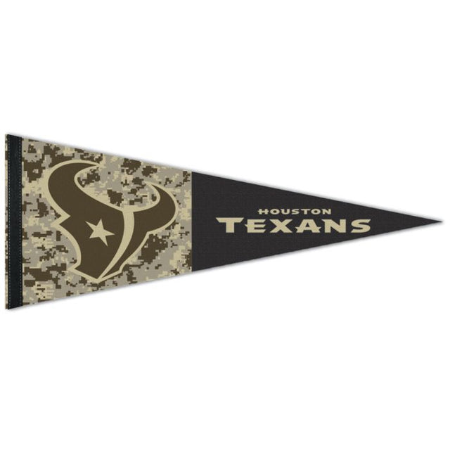 Banderín premium estándar de los Houston Texans de 12" x 30"