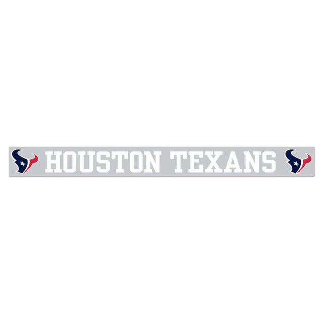 Houston Texans Window Decals 2" x 19"