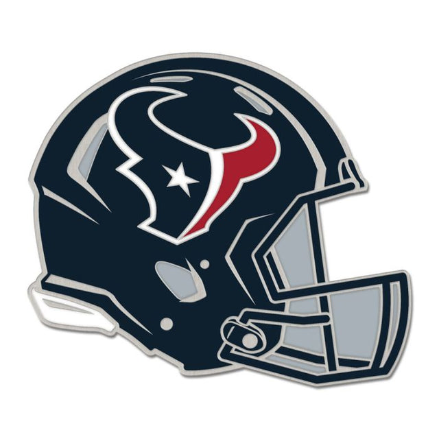 Tarjeta de joyería con pin esmaltado para coleccionistas con casco de los Houston Texans