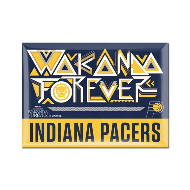 Imán de metal de Marvel de Indiana Pacers/Marvel (C) 2022 de 2,5" x 3,5"