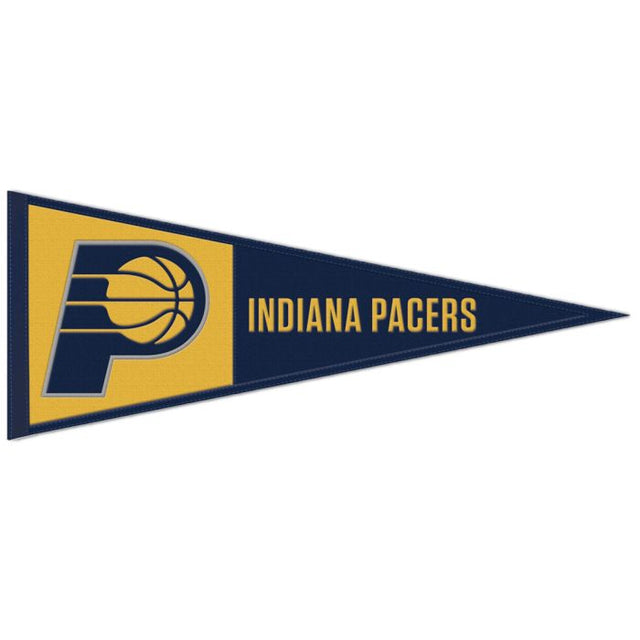 Banderín de lana de los Indiana Pacers de 13" x 32"