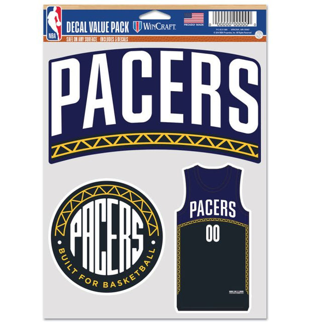 Paquete multiusos para 3 fanáticos de Indiana Pacers City
