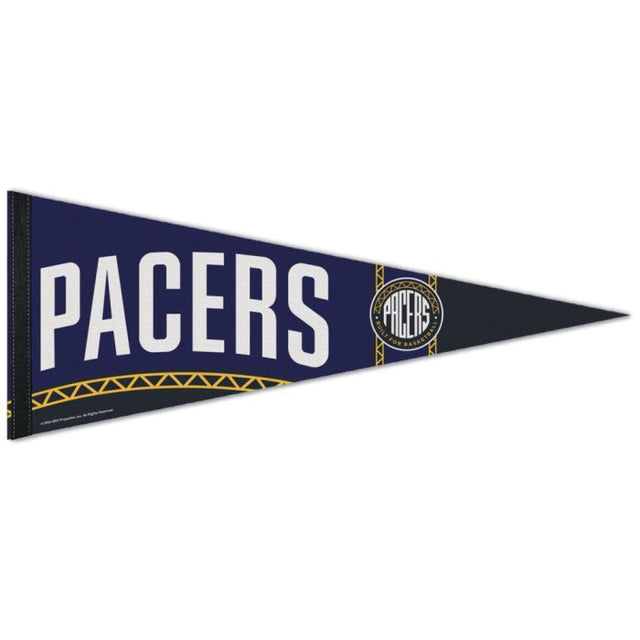 Banderín de ciudad premium de Indiana Pacers de 12" x 30"