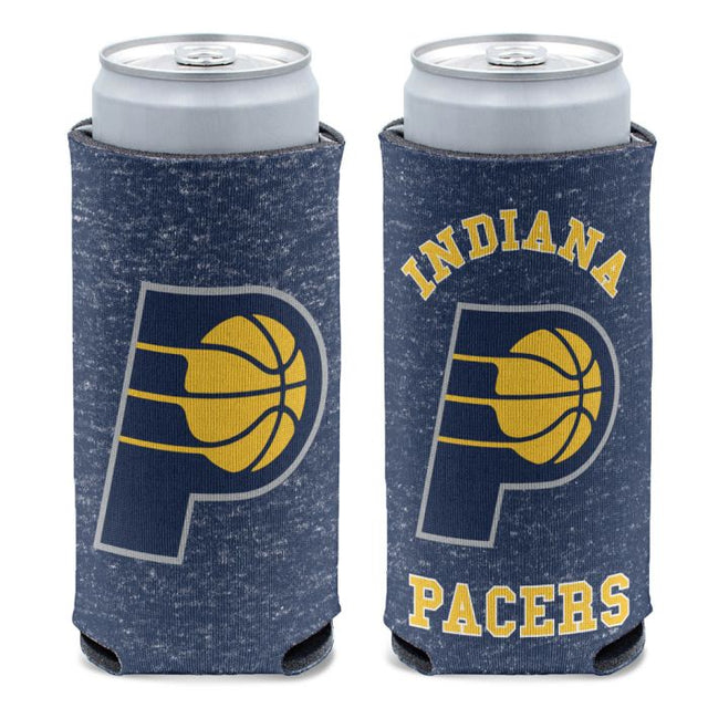Enfriador de latas delgado de 12 oz con diseño de los Indiana Pacers en color jaspeado