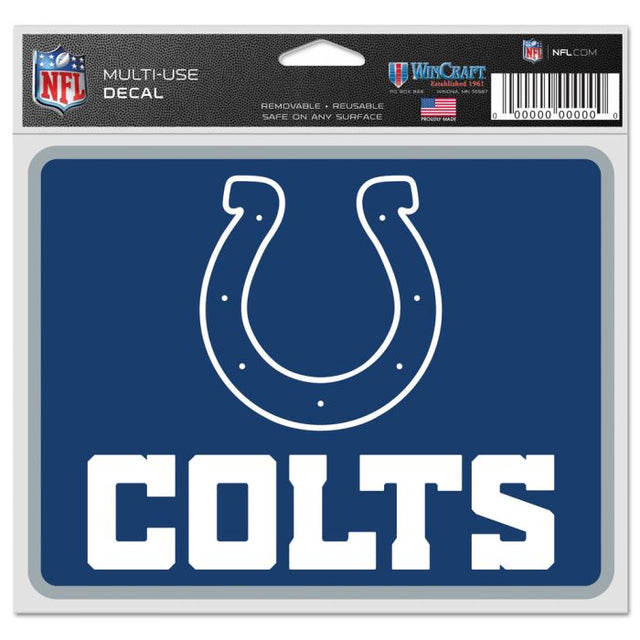 Indianapolis Colts Fan Decals 5" x 6"