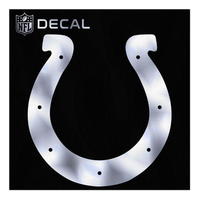 Indianapolis Colts Metallic Window Decals 12" x 12"