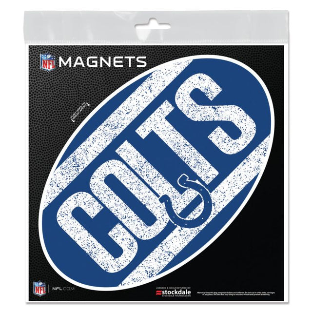 Imanes para exteriores clásicos de los Indianapolis Colts, 6" x 6"