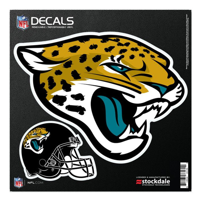 Calcomanías para todas las superficies de los Jacksonville Jaguars, 12" x 12"