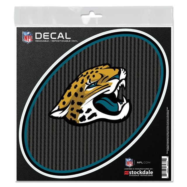 Calcomanía para todas las superficies de los Jacksonville Jaguars en CARBONO, 6" x 6"