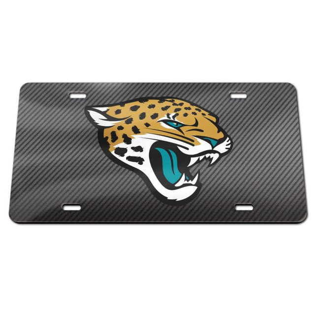 Matrícula acrílica especial CARBON de Jacksonville Jaguars