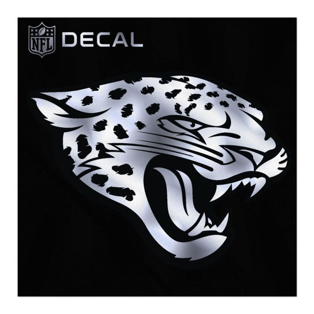 Calcomanía metálica de los Jacksonville Jaguars de 6" x 6"