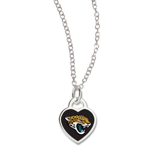 Collar con corazón en 3D de los Jacksonville Jaguars