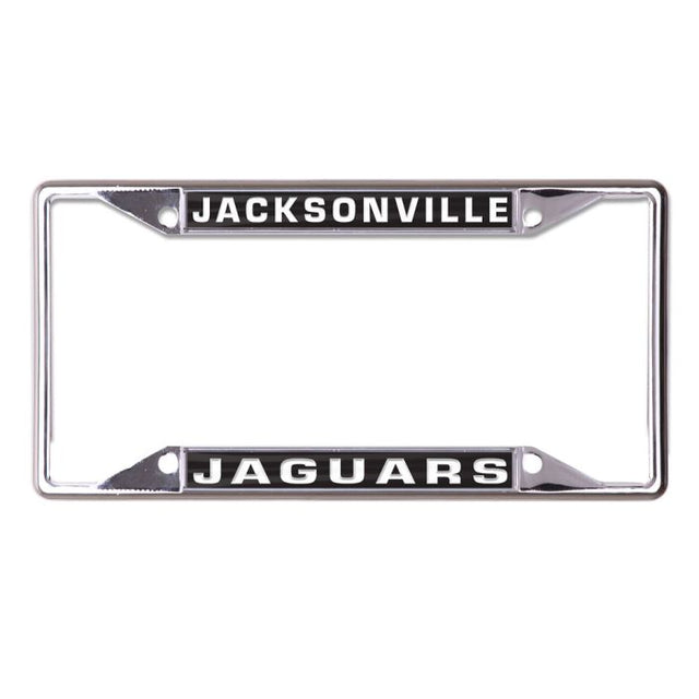 Marco de acero inoxidable con licencia de los Jacksonville Jaguars impreso