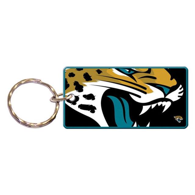 Llavero rectangular MEGA de los Jacksonville Jaguars