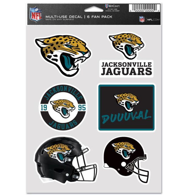 Paquete multiusos para 6 aficionados de los Jacksonville Jaguars