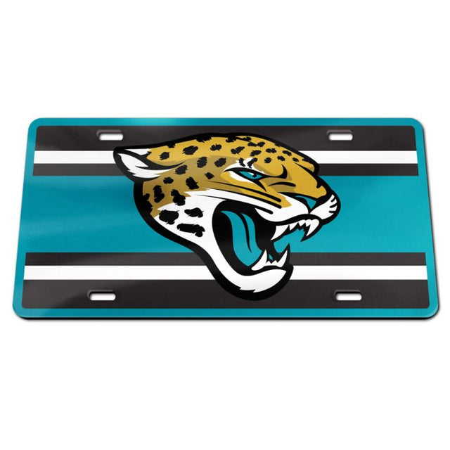 Matrícula acrílica especial STRIPES de Jacksonville Jaguars