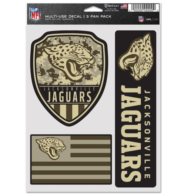 Paquete multiusos estándar para 3 fanáticos de los Jacksonville Jaguars