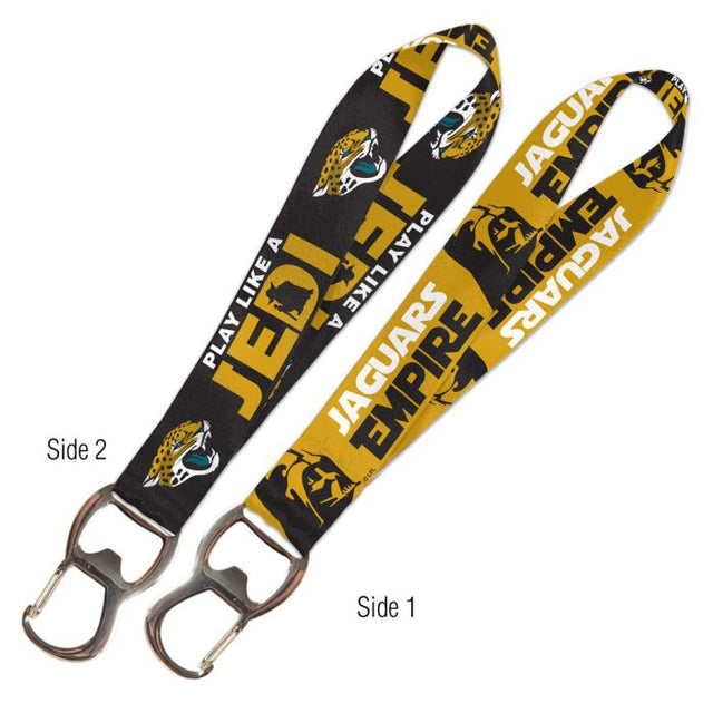 Abridor de botellas con llavero de Yoda y Vader de Star Wars de los Jacksonville Jaguars