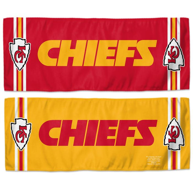 Toalla refrescante de los Kansas City Chiefs de 30 x 76 cm