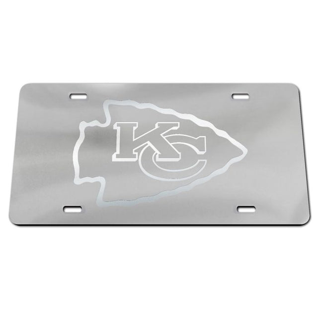 Kansas City Chiefs FROSTED Specialty Acrylic License Plate