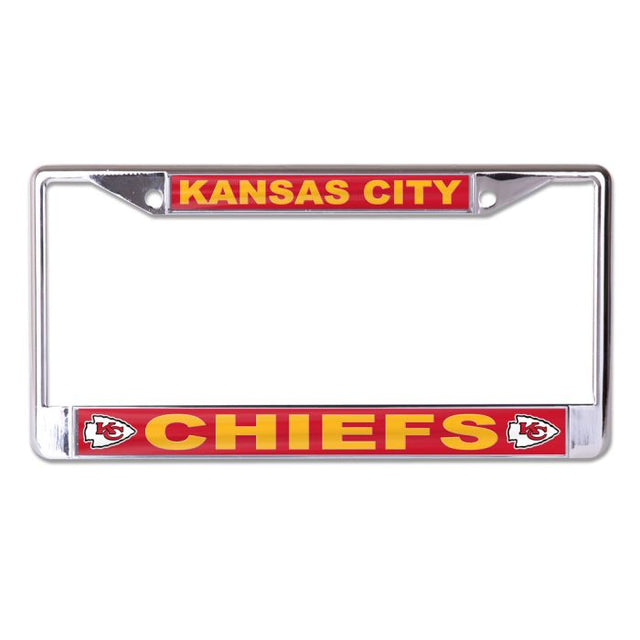 Marco de licencia de Kansas City Chiefs, talla pequeña, estampado
