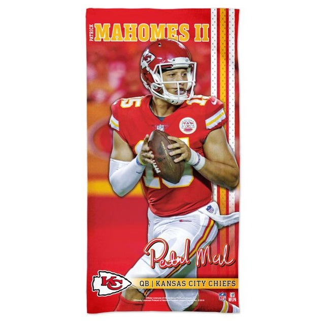 Toalla de playa Spectra de los Kansas City Chiefs, 30" x 60", Patrick Mahomes II