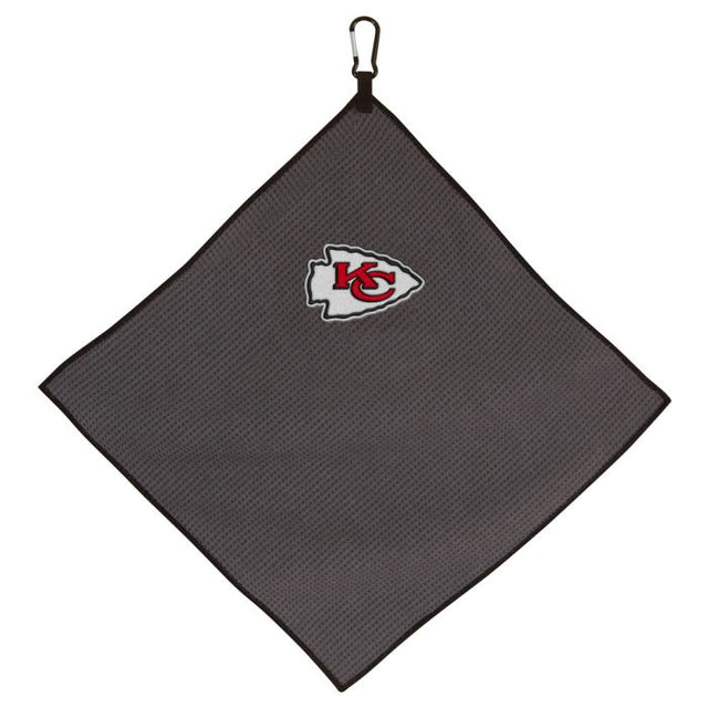 Toalla de microfibra gris de los Kansas City Chiefs, 15 x 15 pulgadas