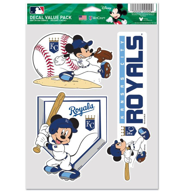 Kansas City Royals / Disney Multi Use 3 Fan Pack