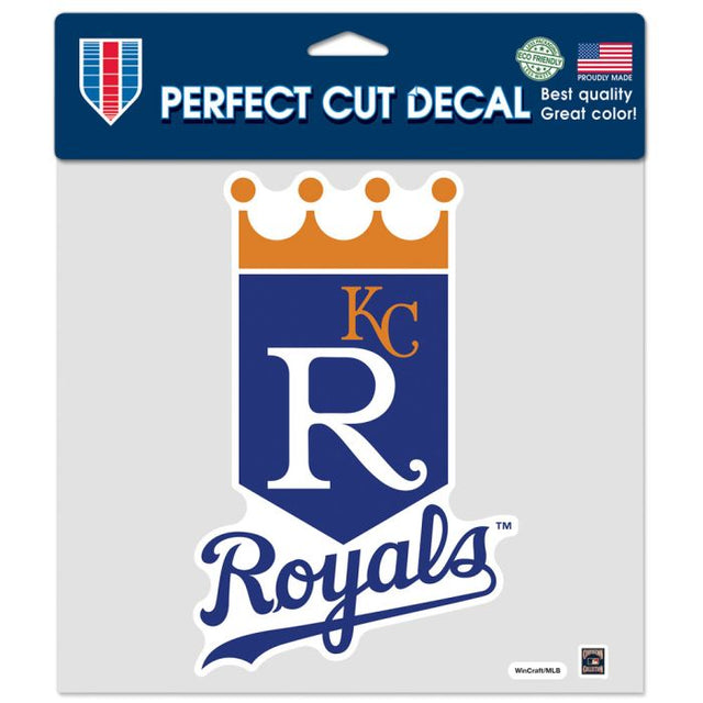 Kansas City Royals Perfect Cut Color Decal 8" x 8"