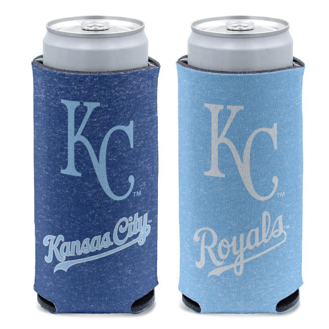 Enfriador de latas delgado de 12 oz con estampado de jaspeado de los Kansas City Royals