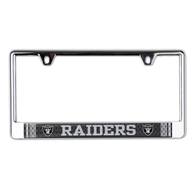 Las Vegas Raiders JERSEY Lic Plate Frame B/O Printed