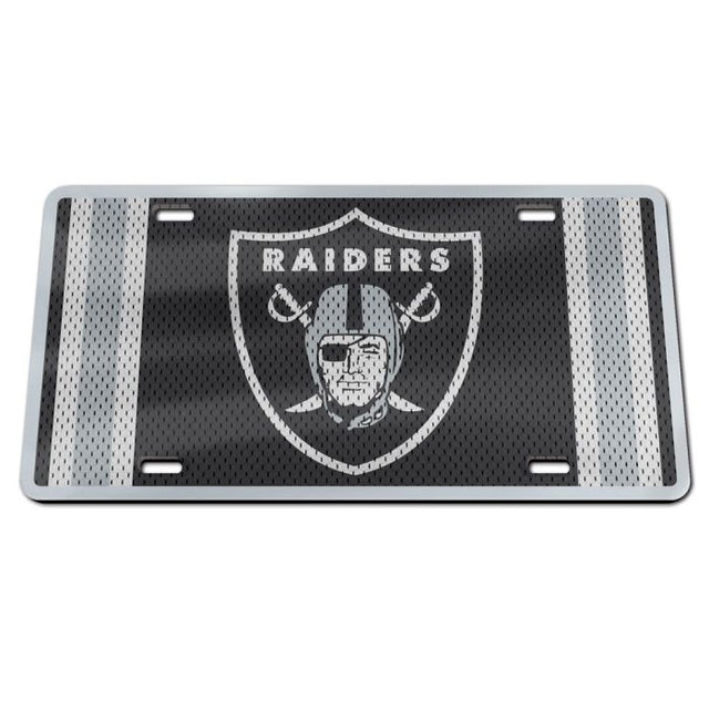 Las Vegas Raiders JERSEY Specialty Acrylic License Plate