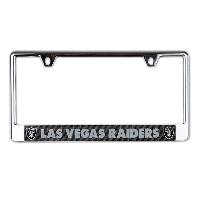 Las Vegas Raiders Lic Plate Frame B/O Printed