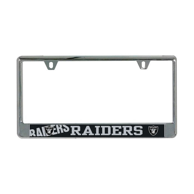 Las Vegas Raiders MEGA Lic Plate Frame B/O Printed