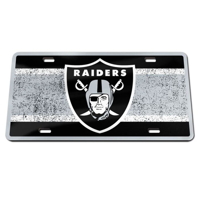 Las Vegas Raiders VINTAGE Specialty Acrylic License Plate