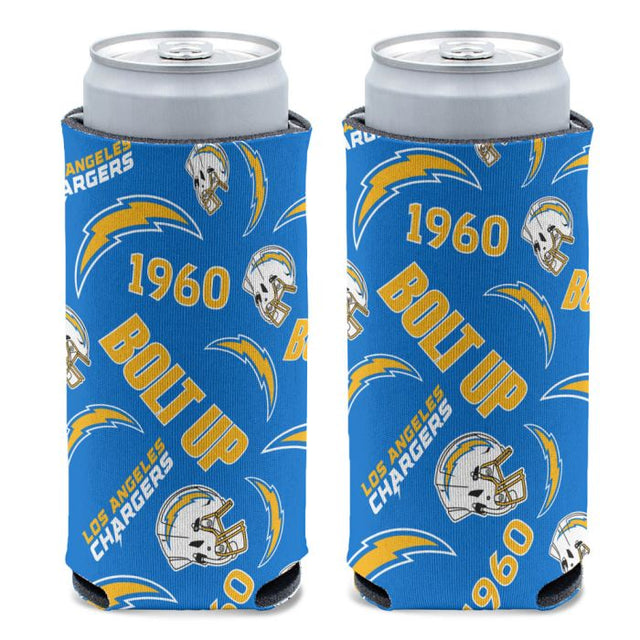 Enfriador de latas delgado de 12 oz de Los Angeles Chargers
