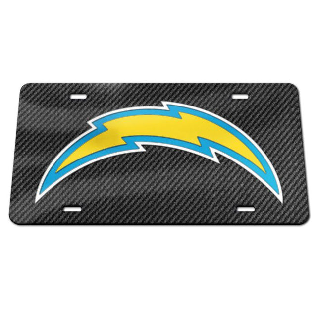 Matrículas clásicas de acrílico de Los Angeles Chargers