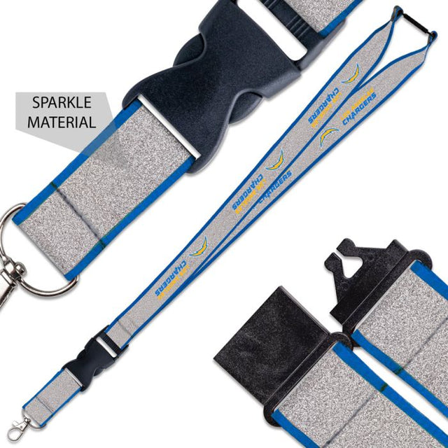 Los Angeles Chargers Lanyard w/Buckle Sparkle