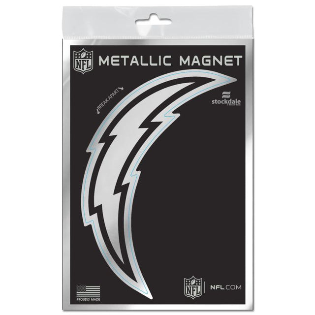 Los Angeles Chargers Metallic Magnets 3" x 5"