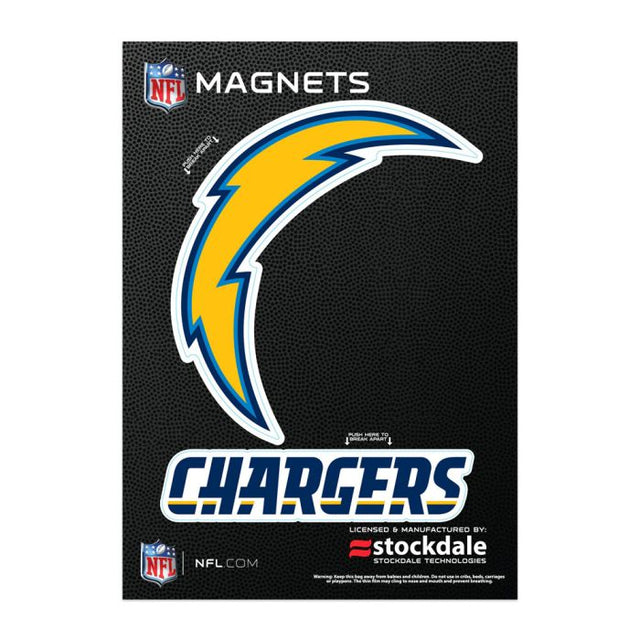 Imanes para exteriores de Los Angeles Chargers de 5" x 7"