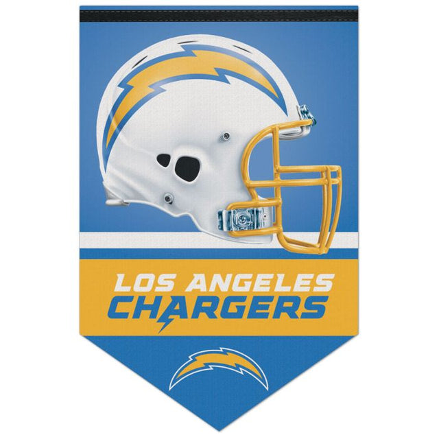 Banner de fieltro premium de Los Angeles Chargers de 17" x 26"