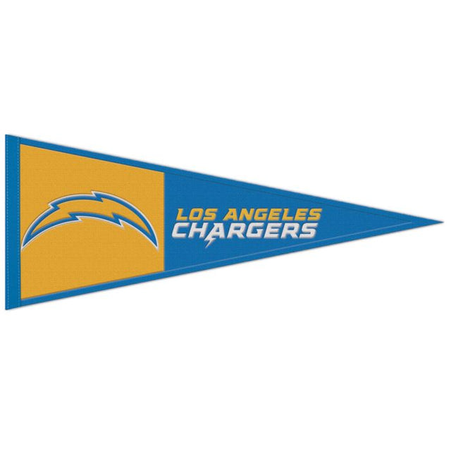 Banderín de lana de Los Angeles Chargers de 13" x 32"