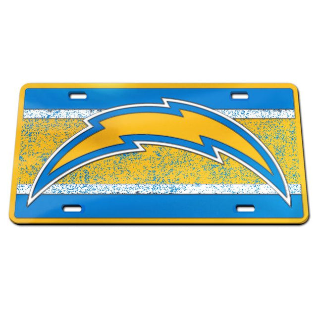 Los Angeles Chargers Specialty Acrylic License Plate