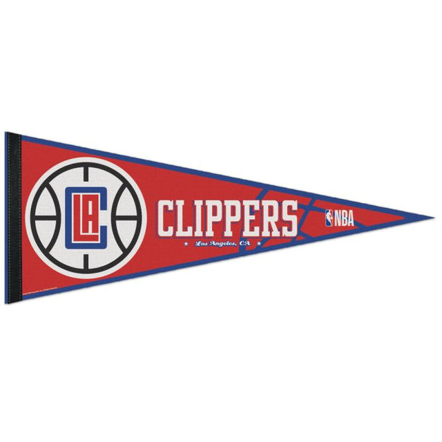 Banderín clásico de Los Angeles Clippers, en cartulina de 12" x 30"