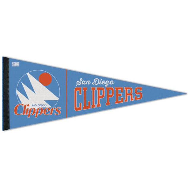 Banderín de primera calidad HARDWOOD CLASSIC de Los Angeles Clippers/Hardwoods de 12" x 30"