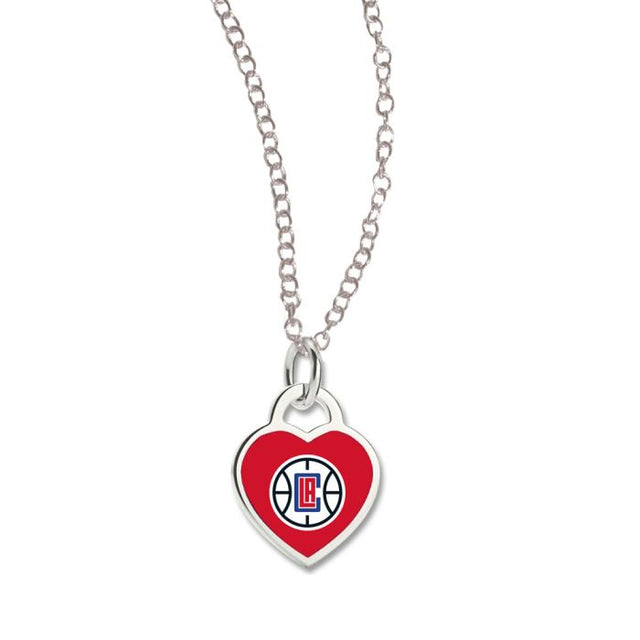 Collar de Los Angeles Clippers con corazón en 3D