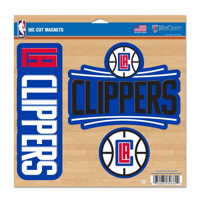 Imán de vinilo de Los Angeles Clippers de 11" x 11"